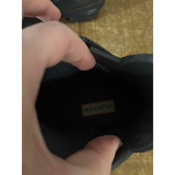 Hunter Chelsea Boot Gloss Rainboot Waterproof Womens Size 6 Booties - Picture 5 of 10